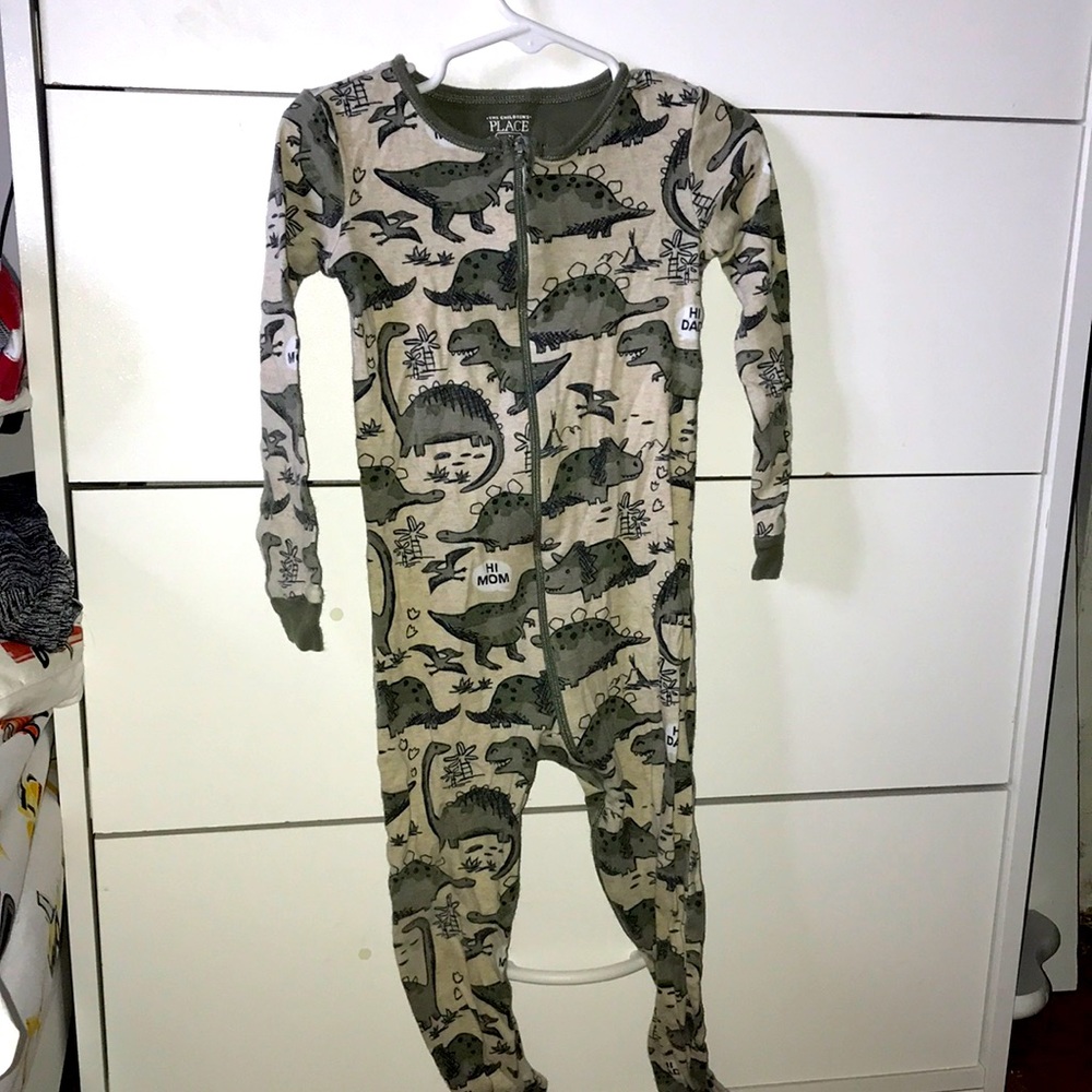 Dinosaur onesie pajamas